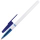Ручка шариковая BRAUBERG 'Офисная', синяя, ВЫГОДНАЯ УПАКОВКА, КОМПЛЕКТ 24 штуки, линия письма 0,5 мм, 880007