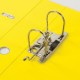 Папка-регистратор BRAUBERG 'EXTRA', 75 мм, желтая, двустороннее покрытие пластик, металлический уголок, 228574