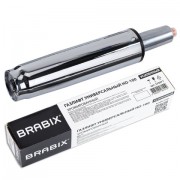 Газлифт прочный BRABIX HD-100 короткий, ХРОМ, в открытом виде 346 мм, d 50 мм, класс 4, 533077