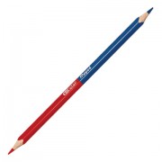 Карандаш двухцветный MAPED (Франция) 'Bicolor', 1 шт., красно-синий, трехгранный корпус, 829615