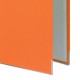 Папка-регистратор BRAUBERG с покрытием из ПВХ, 80 мм, с уголком, оранжевая (удвоенный срок службы), 227199