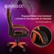 Кресло компьютерное BRABIX 'Accent GM-161', TW/экокожа, черное/оранжевое, 532577, 7083505