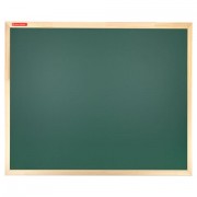 Доска для мела магнитная 50х70 см, зеленая, деревянная рамка, BRAUBERG 'Wood', 238799