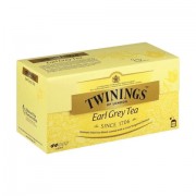 Чай TWININGS 'Earl Grey' черный с бергамотом, 25 пакетиков в конвертах по 2 г, БРИТАНИЯ, 12002