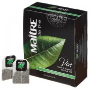 Чай MAITRE (МЭТР) 'Классический', зеленый, 100 пакетиков по 2 г, бак285р