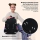 Рюкзак BRAUBERG FAVOUR, 2 отделения, 3 кармана, 'Парящая бабочка', вышивка, 40х29х15 см, 274433