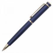Ручка подарочная шариковая BRAUBERG 'Perfect Blue', корпус синий, узел 1 мм, линия письма 0,7 мм, синяя, 141415