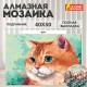 Картина стразами (алмазная мозаика), 40х50 см, ОСТРОВ СОКРОВИЩ 'Кот', на подрамнике, 663873