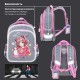 Ранец BRAUBERG QUADRO, 3 отделения, с брелком, 'Anime friends', 37х28х18 см, 272022