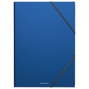 Папка на резинках ERICH KRAUSE 'Classic', А4, до 300 листов, 400 мкм, синяя, 43093, 47190