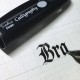 Ручка перьевая PENTEL (Япония) 'Tradio Calligraphy', корпус черный, линия письма 1,4 мм, черная, TRC1-14A