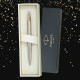 Ручка шариковая PARKER 'Jotter Core Stainless Steel GT', ежедневник А5 синий, пакет, 880889