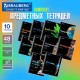 Тетради предметные, КОМПЛЕКТ 10 ПРЕДМЕТОВ, 48 л., глянцевый лак, BRAUBERG, 'BLACK & BRIGHT', 403560