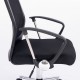Кресло офисное BRABIX 'Flight R EX-541', хром, ткань TW, сетка, черное, 532517