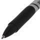Ручка шариковая автоматическая с грипом BRAUBERG 'Leader', ЧЕРНАЯ, корпус с печатью, узел 0,7 мм, линия письма 0,35 мм, 141541