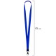 Бейдж горизонтальный (54х85 мм), лента 45 см с карабином, СЛАЙДЕР, синий, BRAUBERG EXTRA, 238833