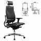 Кресло МЕТТА 'YOGA' Y 2DM B2-10D, 2D-спинка, 3D-подголовник, 4D-подлокотники, экокожа, черное