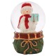 Фигурка сувенирная 'Снежный шар МЕШОК С ПОДАРКАМИ', полистоун/стекло, диаметр 45 мм, ЗОЛОТАЯ СКАЗКА, 590902