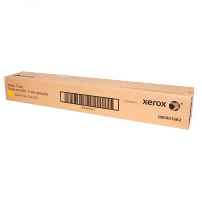 Тонер XEROX (006R01662) Color C60/C70, цвет желтый, ресурс 34000 страниц, оригинальный