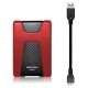 Внешний жесткий диск A-DATA DashDrive Durable HD650 1TB, 2.5', USB 3.0, красный, AHD650-1TU31-CRD
