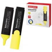 Текстовыделитель BRAUBERG 'Contract', ЖЕЛТЫЙ, линия 1-5 мм, 150389