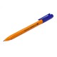 Ручка шариковая BRAUBERG 'ORANGE', СИНЯЯ, трехгранная, корпус оранжевый, узел 1 мм, линия письма 0,5 мм, 142402