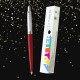 Ручка шариковая PARKER 'Jotter Plastic CT', корпус красный, ежедневник А5 красный, пакет, 880897