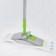 Швабра с флаундером 40 см, телескопический черенок 70-120 см, еврорезьба, МОП микрофибра/абразив (тип К), ЛЮБАША, 605029