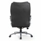 Кресло офисное BRABIX PREMIUM 'Strong HD-009', НАГРУЗКА до 200 кг, экокожа черная, ткань серая, 531945