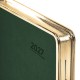 Ежедневник датированный 2027, А5, 148х218 мм, GALANT 'Infinity Gold', под кожу, темно-зеленый, 118063