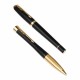 Набор PARKER 'Urban Black GT': шариковая ручка синяя и перьевая ручка синяя, 2093381