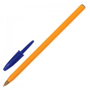 Ручка шариковая BIC 'Orange', СИНЯЯ, корпус оранжевый, узел 0,8 мм, линия письма 0,3 мм, 8099221
