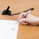 Ручка шариковая настольная ОФИСМАГ 'Стенд-Пен2', СИНЯЯ, пружинка, корпус черный, линия письма 0,5 мм, 142166