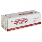 Лейкопластырь бактерицидный 1,9х7,2 см телесного цвета на тканевой основе, LEIKO, 213175