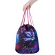 Мешок для обуви BRAUBERG PREMIUM, карман, подкладка, светоотражайка, 43х33 см, 'Neon cat', 271621