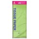 Цветная бумага ТИШЬЮ 17 г/м2, 50х66 см, 10 листов, салатовый цвет, ЗОЛОТАЯ СКАЗКА, 116482