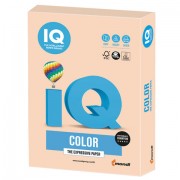 Бумага цветная IQ color, А4, 160 г/м2, 250 л., пастель, темно-кремовая, SA24