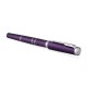Ручка 'Пятый пишущий узел' PARKER 'Ingenuity Deluxe Blue Violet CT', корпус фиолетовый, хромированные детали, черная, 1931454