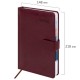Ежедневник датированный 2026 А5 148х218 мм, GALANT 'Ritter', под кожу, бордовый, 117493