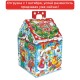 Подарок новогодний Дом 'Зимние каникулы', 1300 г, НАБОР конфет, картонная упаковка, МГК2013