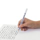Ручка гелевая РОССИЯ 'СТАНДАРТ', СИНЯЯ, корпус тонированный, узел 0,7 мм, линия письма 0,5 мм, BRAUBERG, 143957