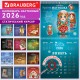 Календарь настенный перекидной 2026 г., BRAUBERG, 12 листов, 28,5х28,5 см, 'Это Россия', 116931