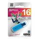 Флеш-диск 16 GB, SILICON POWER Helios 101, USB 2.0, металлический корпус, голубой, SP16GBUF2101V1B