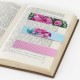 Закладки для книг с магнитом 'РУСАЛОЧКА', набор 6 шт., блестки, 25x196 мм, ЮНЛАНДИЯ, 111644