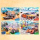 Пазлы картонные 12 элементов, КОМПЛЕКТ 30 шт., поле 17,5х13 см, РЫЖИЙ КОТ, П12-2492