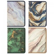 Папка на молнии для документов и тетрадей пластиковая BRAUBERG 'Мрамор', А4, 330х230 мм, 0,5 мм, ассорти, 273932