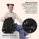Рюкзак BRAUBERG SOFT, 2 отделения, 3 кармана, 'Кот с характером', СВЕТЯЩИЙСЯ, 40х31х15 см, 274401