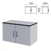 Шкаф-антресоль 'Монолит', 740х390х450 мм, цвет серый, АМ01.11