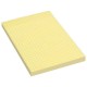Блок самоклеящийся (стикер) POST-IT ORIGINAL 102х152 мм, 100 л., в клетку, желтый, 662