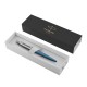 Ручка шариковая PARKER 'Jotter Core Waterloo Blue CT', корпус голубой, детали хром, синяя, 1953191